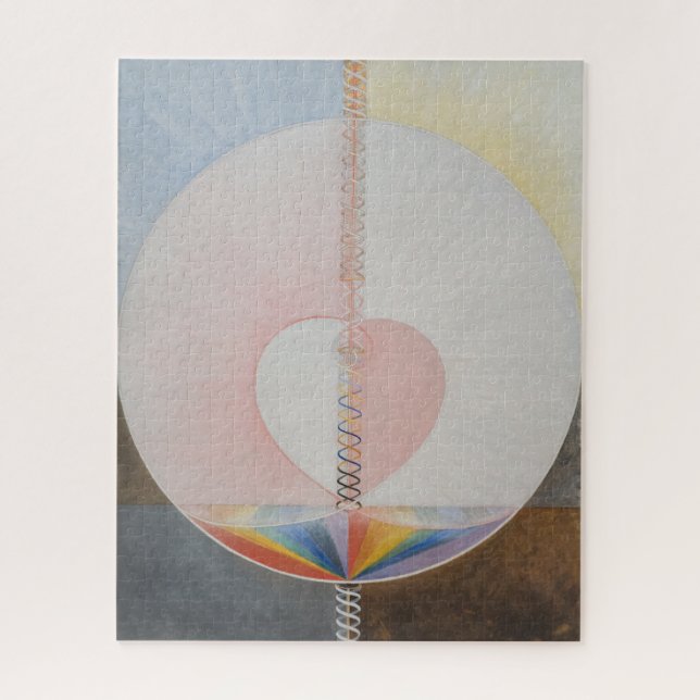 Puzzle Hilma Af Klint, The Dove Nº 25, Resumen de Arte (Vertical)