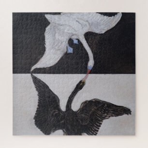 Puzzle Hilma Af Klint, The Swan No.1, Resumen de Arte