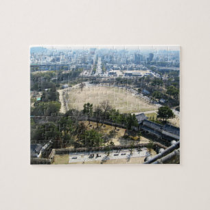 Puzzle Himeji, Japón (Vista desde lo alto del castillo)