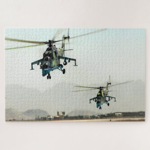Puzzle Hind de Mil Mi-24 afgano - Helicóptero de ataque h