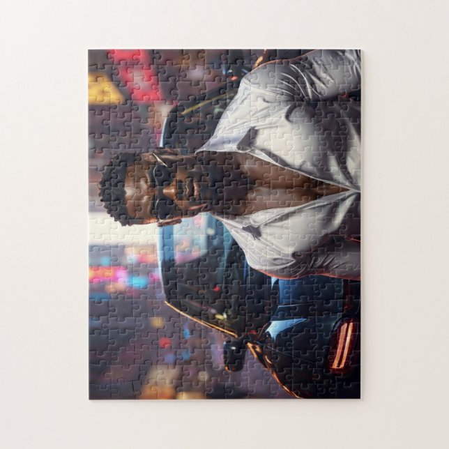 Puzzle Hip Hop - American Rap Star -  (Vertical)