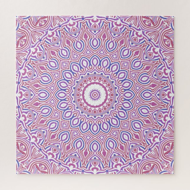 Puzzle Hippie Boho Funky Groovy Bohemiaco Caleidoscopio (Vertical)
