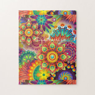 Puzzle Hippie Groovy Techno Psychedelic Thunder_Cove