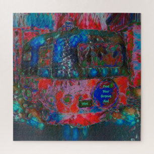 Puzzle Hippie Retro De Camper Encuentra Tu Ranura Y Vibe