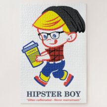 Hipster Boy - Parodia de ilustracion