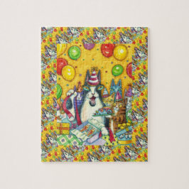 PUZZLE HISS N' FITZ GATOS, KITTENS, MICE, DIVERTIDO CUMPL