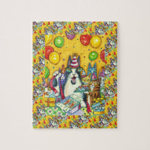PUZZLE HISS N' FITZ GATOS, KITTENS, MICE, DIVERTIDO CUMPL