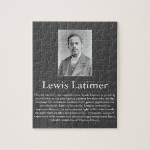 Puzzle Historia afroamericana - inventor Lewis Latimer