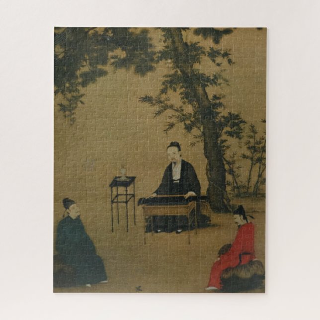 Puzzle Historia del arte (Asia): El Fiesta del jardín (Vertical)