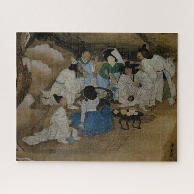 Puzzle Historia del arte (Asia): El Fiesta nocturno (Horizontal)