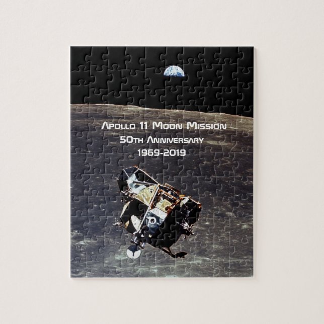 Puzzle Histórico Apolo 11 Misión de la Luna 50 Aniversari (Vertical)
