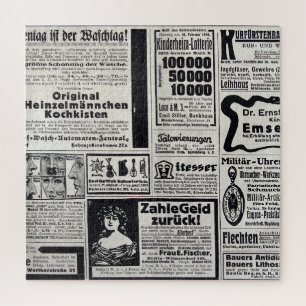 Puzzle Histórico Kiev: Ilustracion de periódico de 1917
