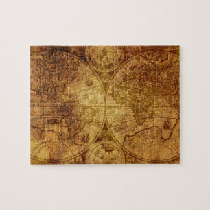 Puzzle Histórico Mapa del Mundo Antiguo