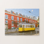 Puzzle Históricos edificios de tranvía Lisboa Portugal Vi<br><div class="desc">Este diseño temático de viajes presenta el tranvía de Lisboa como una de las 6 líneas históricas urbanas que originalmente fueron jaladas por caballos en la ciudad de Lisboa en Portugal.</div>