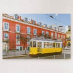 Puzzle Históricos edificios de tranvía Lisboa Portugal Vi<br><div class="desc">Este diseño temático de viajes presenta el tranvía de Lisboa como una de las 6 líneas históricas urbanas que originalmente fueron jaladas por caballos en la ciudad de Lisboa en Portugal.</div>