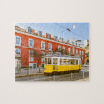 Puzzle Históricos edificios de tranvía Lisboa Portugal Vi<br><div class="desc">Este diseño temático de viajes presenta el tranvía de Lisboa como una de las 6 líneas históricas urbanas que originalmente fueron jaladas por caballos en la ciudad de Lisboa en Portugal.</div>
