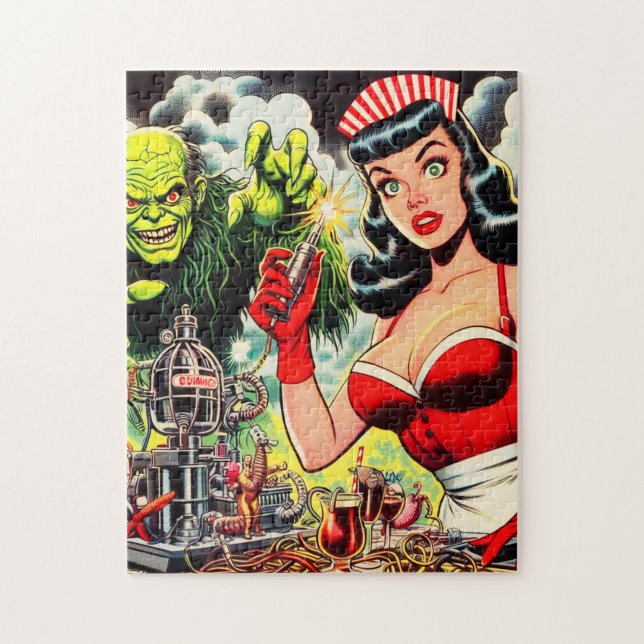 Puzzle Historietas de terror antiguas (Vertical)