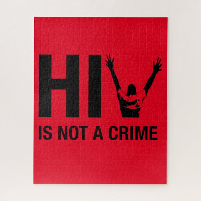 Puzzle HIV is Not a Crime - Stigma Awareness (Vertical)