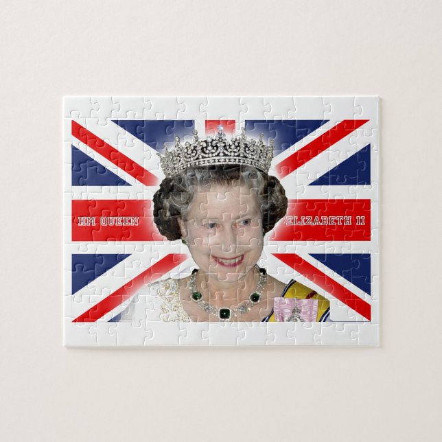 Puzzle HM Queen Elizabeth II - Foto pro (Horizontal)