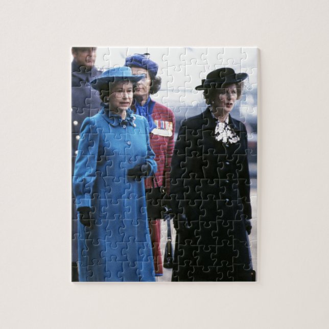 Puzzle HM Queen Elizabeth II-Margaret Thatcher (Vertical)