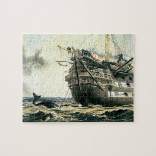 Puzzle HMS Agamemnon que pone el cable atlántico
