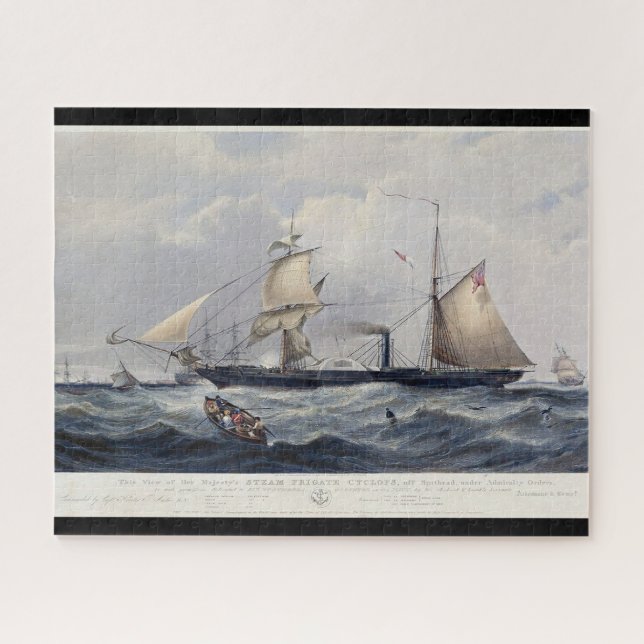 Puzzle HMS Cyclops Fragata 1839 (Horizontal)