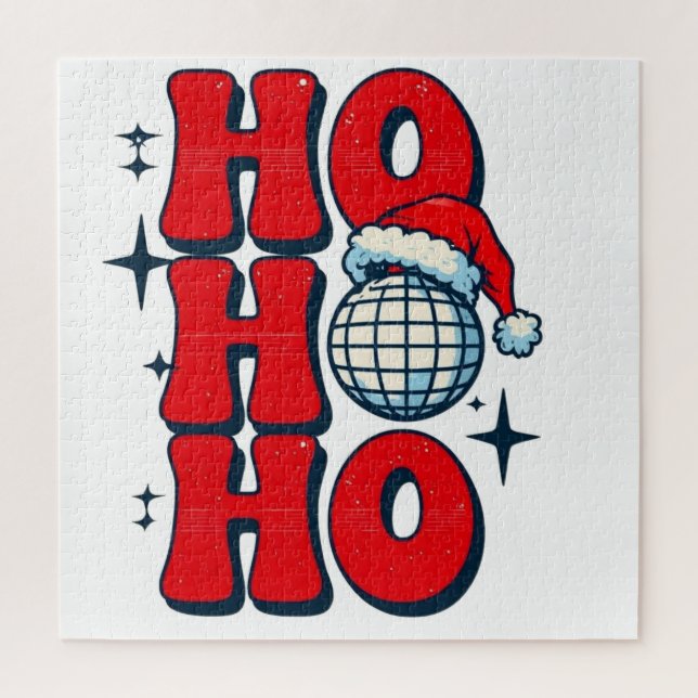 Puzzle Ho ho ho feliz navidad (Vertical)