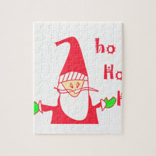 Puzzle Ho Ho Ho Feliz Navidad De Santa.png