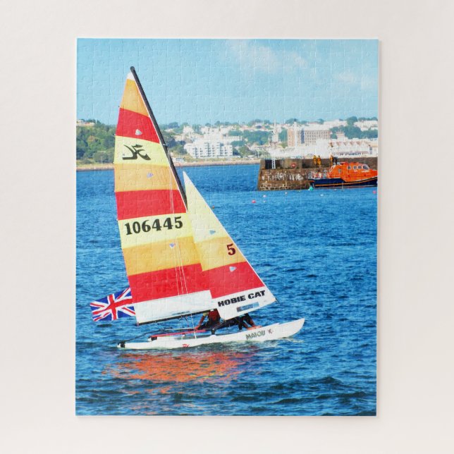 Puzzle Hobie vela en Jersey (Vertical)