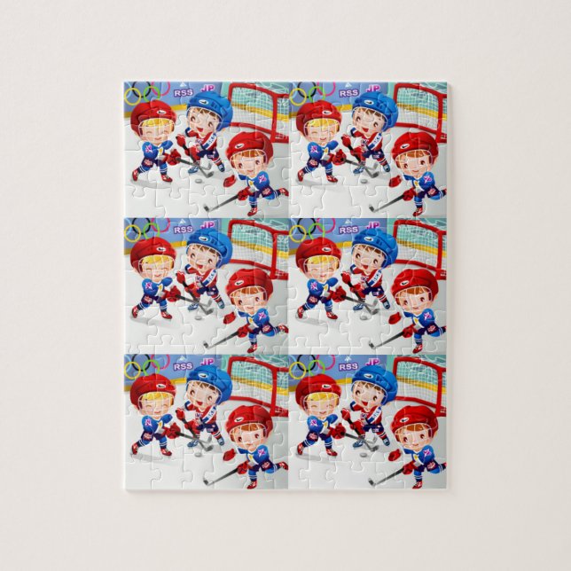 Puzzle Hockey - El mejor juego que puedas nombrar (Vertical)