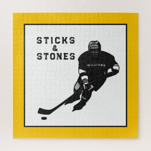 Puzzle Hockey personalizado (Vertical)