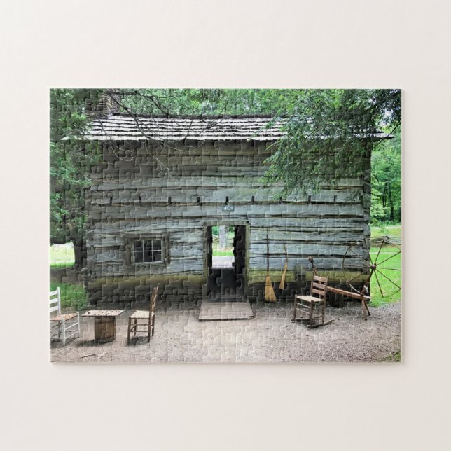 Puzzle Hogar appalache en Mabry Mill, Virginia (Horizontal)