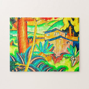 Puzzle Hogar Colorido en la Isla de Honolulu
