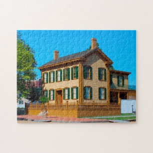 Puzzle Hogar de Abraham Lincoln.