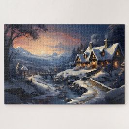Puzzle Hogar de invierno