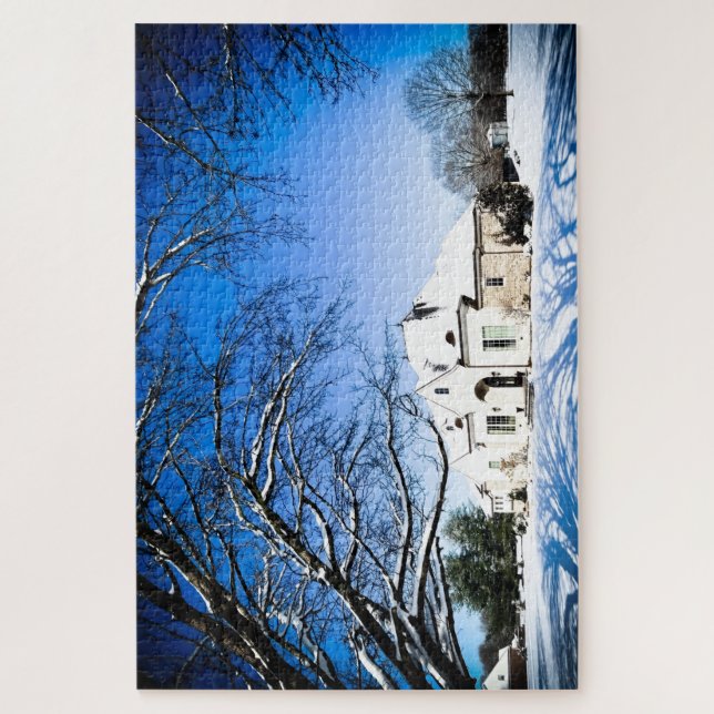 Puzzle Hogar de invierno (Vertical)