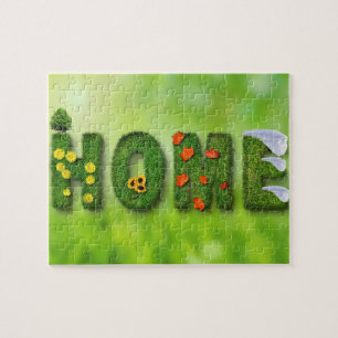 Puzzle Hogar Dulce Familia Jigsaw Estaciones de rompecabe