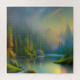 Puzzle Hogar dulce hogar en el bosque