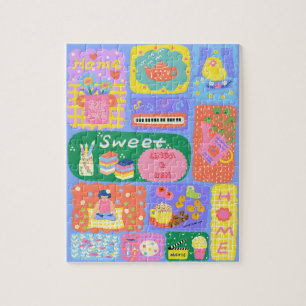 Puzzle Hogar dulce personalizado