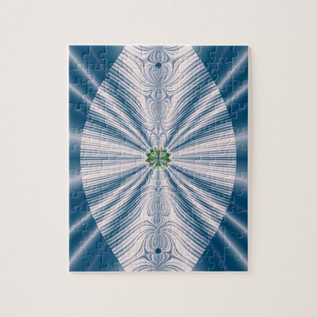 Puzzle Hoja Azul (Vertical)