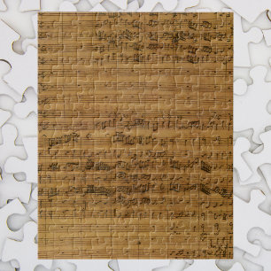Puzzle Hoja de época de Johann Sebastian Bach