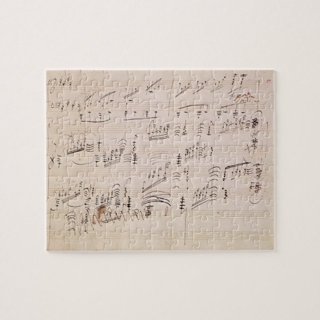 Puzzle Hoja de la cuenta del 'claro de luna Sonata (Horizontal)