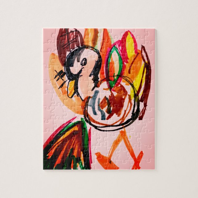 Puzzle Hoja de pavo (Vertical)