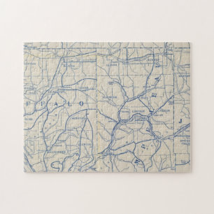 Puzzle Hoja de ruta para bicicletas de Wisconsin 6