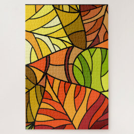 Puzzle hojas caídas