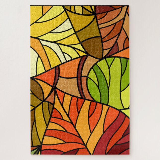 Puzzle hojas caídas (Vertical)