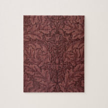 Hojas de Acanto Rojo Oscuro (por William Morris)
