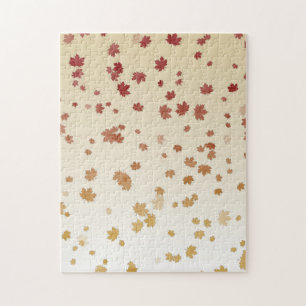 Puzzle Hojas de arce de Acción de Gracias