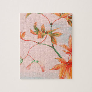 Puzzle Hojas de arce japonesas antiguas