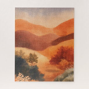 Puzzle Hojas otoñales del otoño de la flota de la toalla 